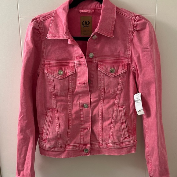 GAP Pink Denim Jacket - Picture 4 of 7